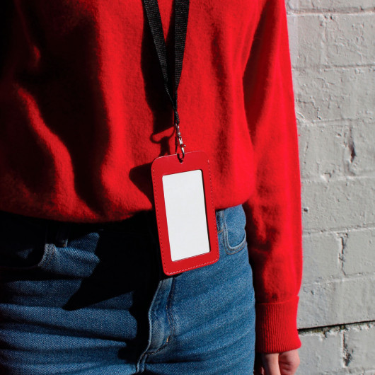 Promotional Leather ID Card Holder Lifestyle